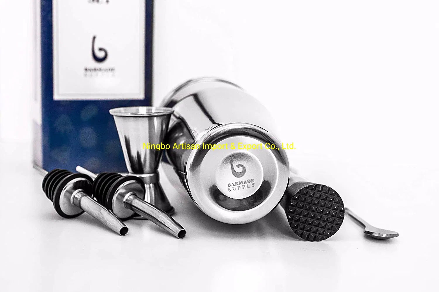 Factory Set Double Jigger Liquor Pourers Professional Cocktail Shaker