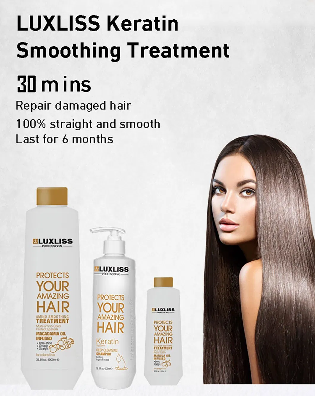 Luxliss Silky Soft Smoothing Hair Treatment with Keratin
