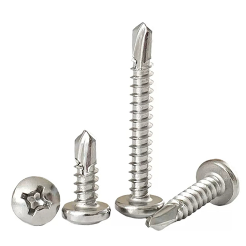 304 316 410 Stainless Steel DIN7504n Phillips Drive Pan Head Self Tapping Drilling Screws for Metal