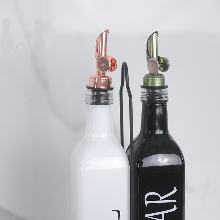 Premium Custom Silver Stainless Steel Pourer with Backflow Innovation