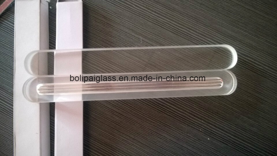 Round Shape Borosilicate Gauge Glass Capsule Shape Borosilicate Reflex Gauge Glass