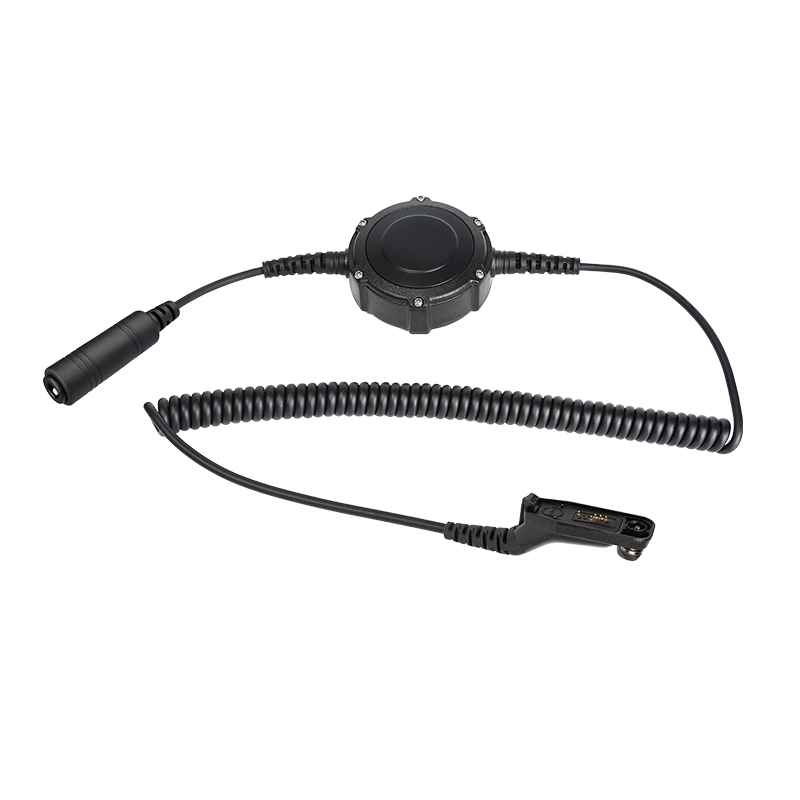 Raytalk Adapter Cable with Ptt 3.5mm Plug Over-The-Head Style for Motorola Dp4400 Series and Nexus Female Connectors
