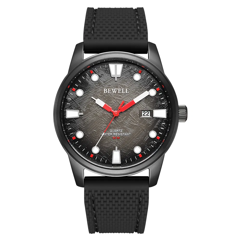 New Arrival 2024 Luminous High Quality Stainless Steel Pilot Watch Men Sports Style Custom Logo Leather Wrist Watch for Men