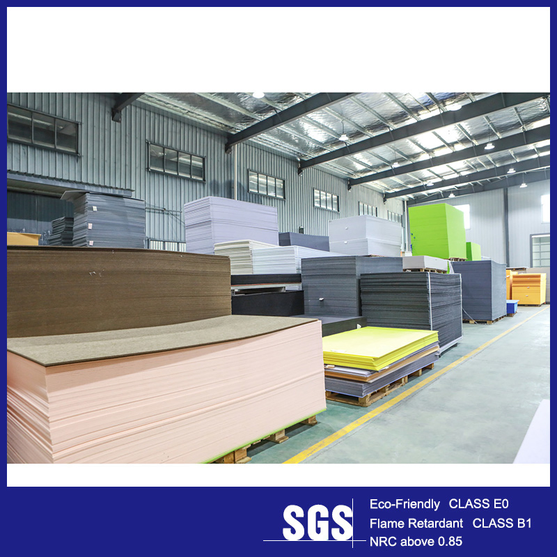 Eco-Friendly Acoustic Wall Panels with Polyester Fiber for Soundproofing