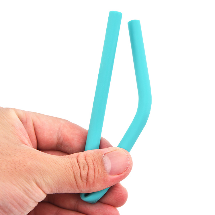 Silicone The Reuse of Color Food Grade Milk Tea Baby Straws