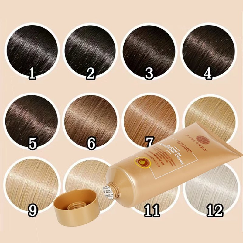 Bleach Cream for Blonde Hair Korea Italy Professional Salon Hair Product Supplier Wholesale Dye Bleach