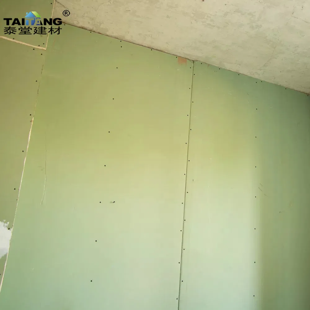 Drywall Waterproof Gypsum Board Panneau Gypse Vert
