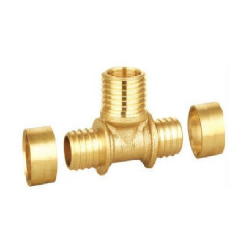 Reducing Male Copper Press Fitting Brass Sliding Crimp Fitting with Union