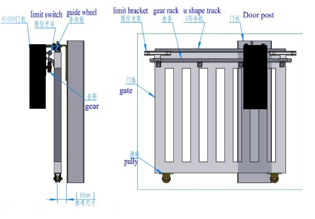 Slide Gate Opener Motor Automatic