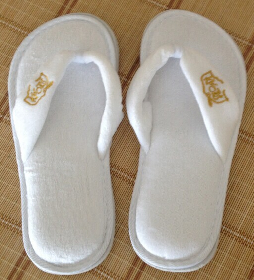 Terry Towel Slipper for Hotel Amenities with Magic Type