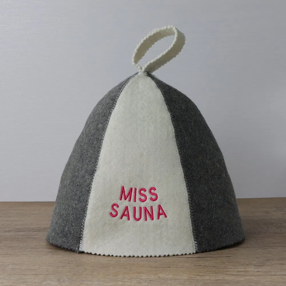 Sauna Hat, , Wool Felt Sauna Hat, Russian Banya Felt Bath Cap, Unisex Bathroom Sauna Accessories for Men Women