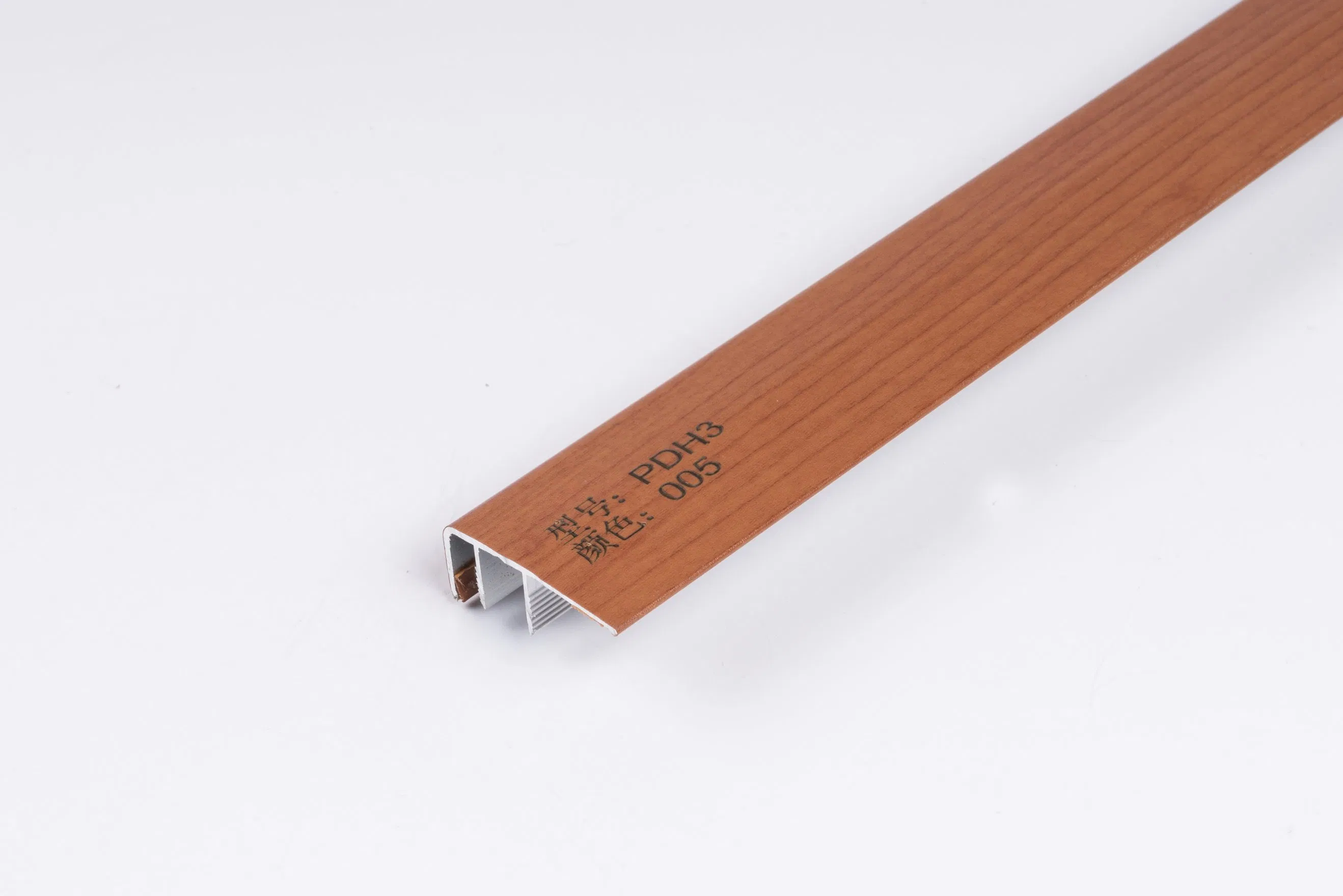 Createking Wood Finished L Shape Profile Aluminium Flooring Profile