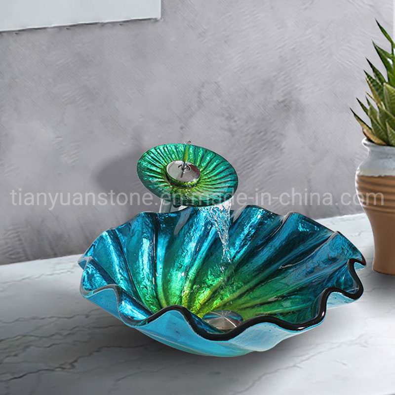 Bathroom Vanity Top Sink/Clean Glass Basins/Outdoor Wash Basin