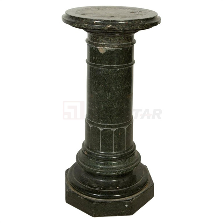 Wholesale Natural Modern Granite Stone Pillar Outdoor Indoor Decorative Marble Column Classical Hand Carved Roman Pillars