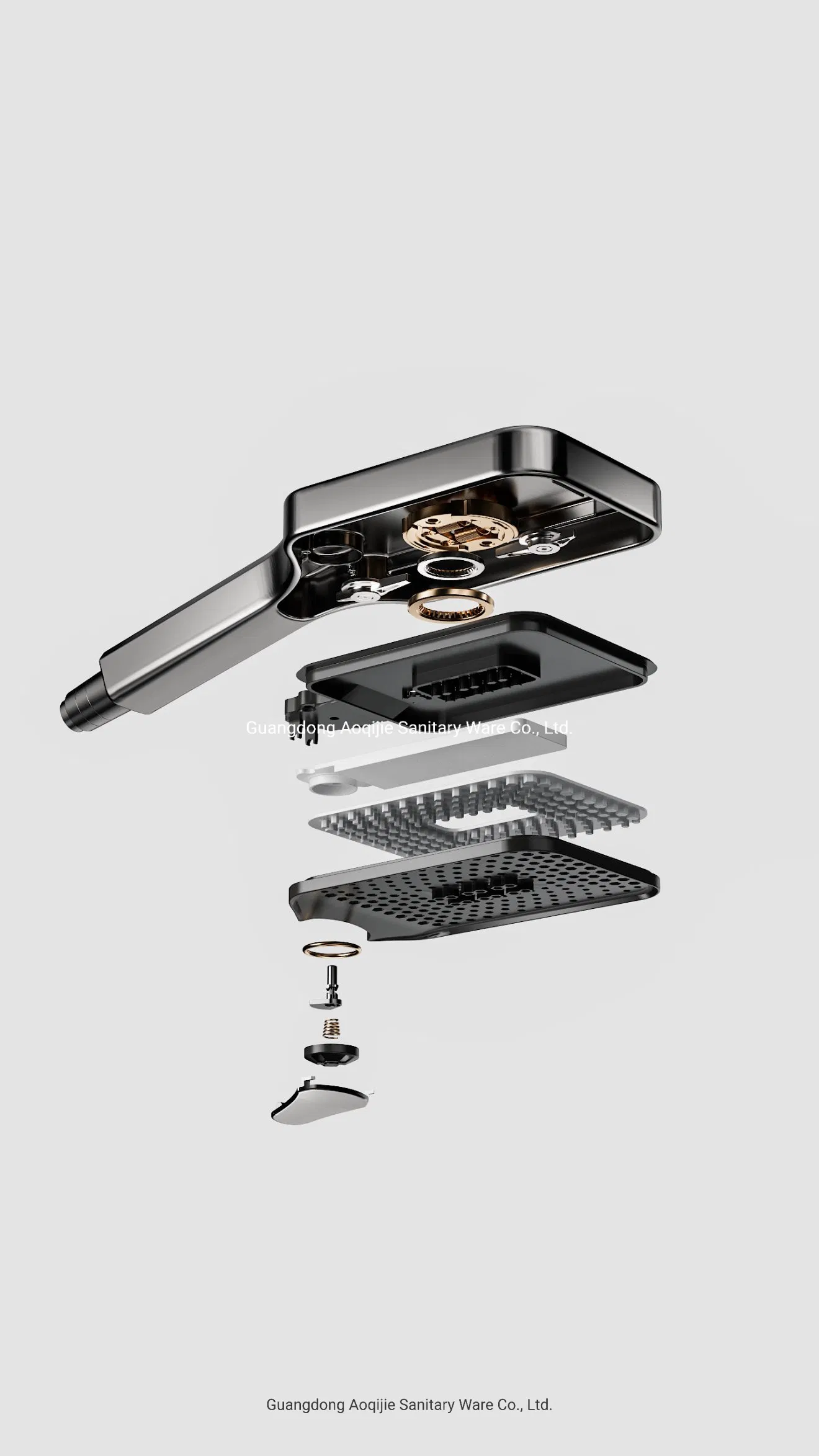 Gun Gray Shower Faucet Bathroom Shower Mixer Brass Shower Bathroom Fitting Shower Shower Set Brass Shower