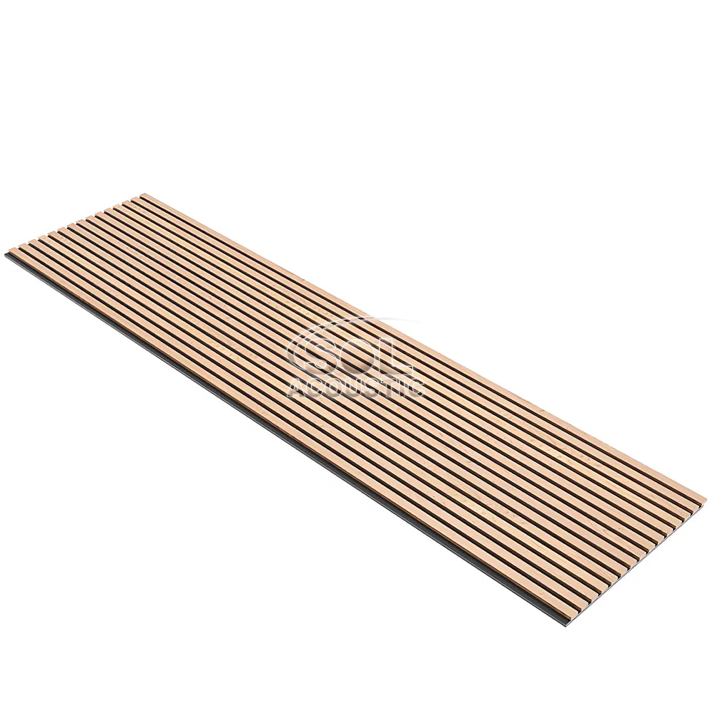 Sol Acoustic Wooden Slat Panels Slatted Pet Board for Hotel Living Room