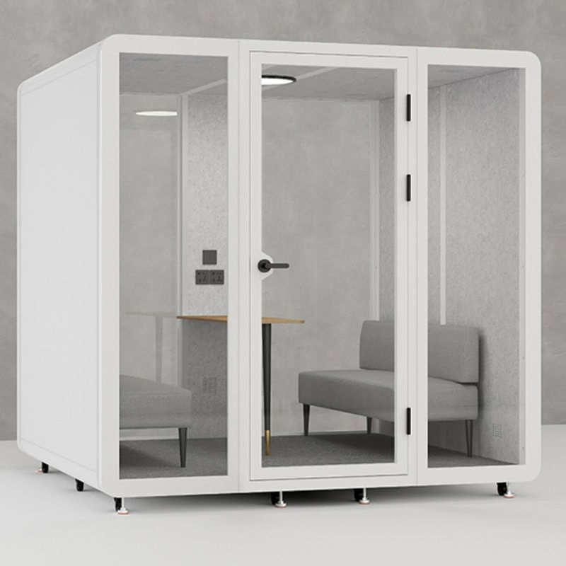 Movable Fast Installation 6-8 Person Booth Soundproof Pod for Office Meeting Sleeping Telephone