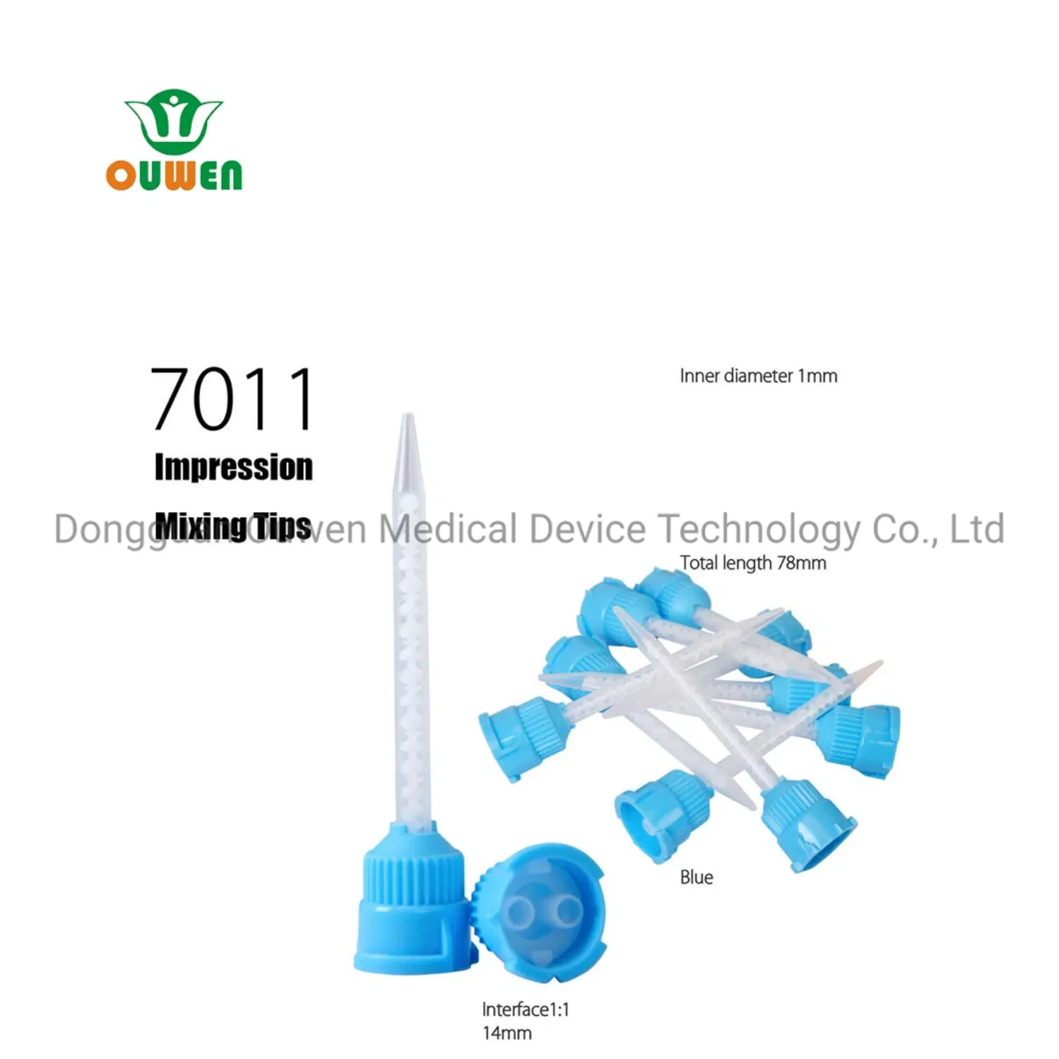Impression Materials Lab Denture Laboratory Disposable Silicone Dental Mixing Tips
