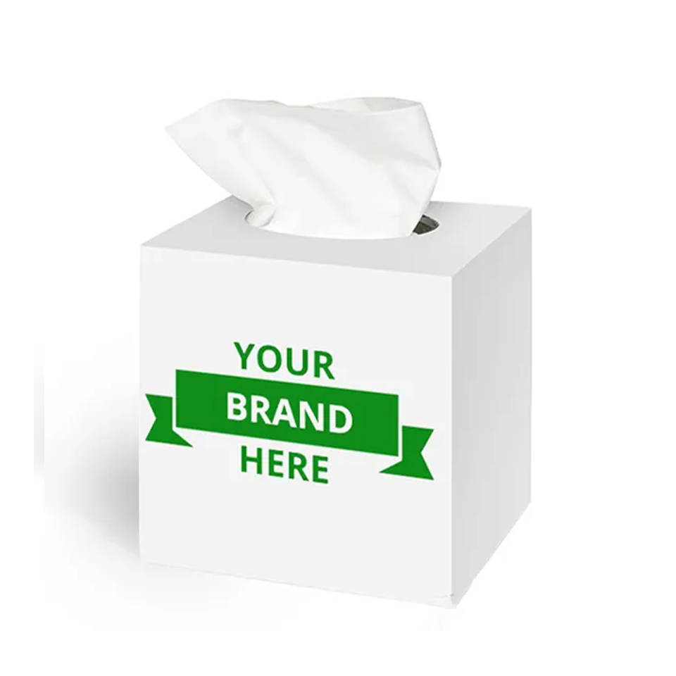 Wholesale Virgin Pulp Custom Logo Box Facial Tissue
