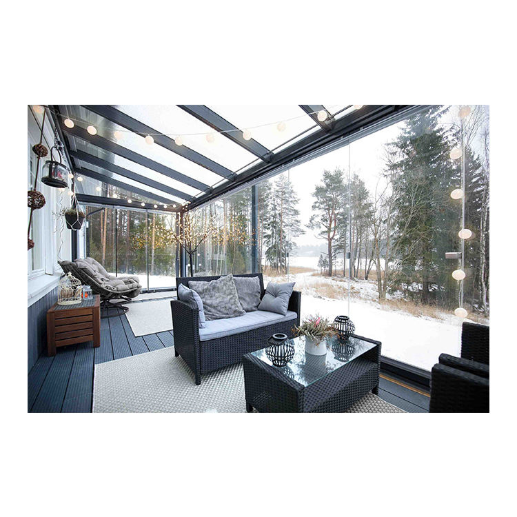 Insulated Glass Garden Sun Room Aluminum Dly House Open Air Veranda Sunroom