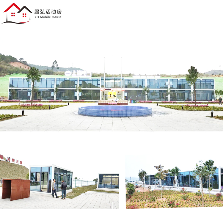 Movable House Economical Glass House Prefabricated House Residential Container House