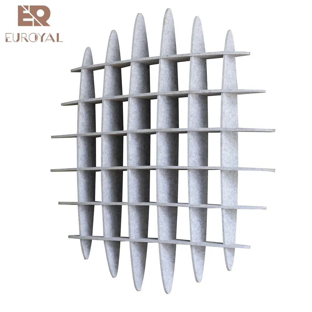 Acoustic Ceiling Panel Pet Fiber Sound Absorption Panels Acoustic Panel B1 Class Fire-Rated Acoustic Panels