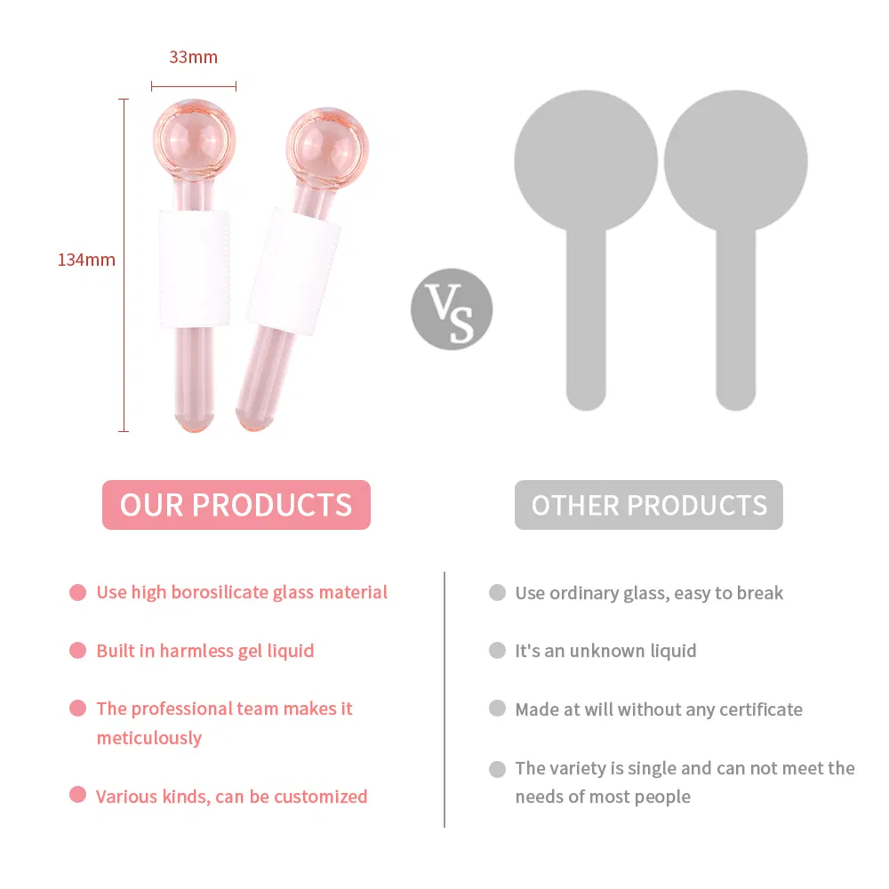 Ice Globes Cooling Facial Magic Beauty Products Glass Ice Globe