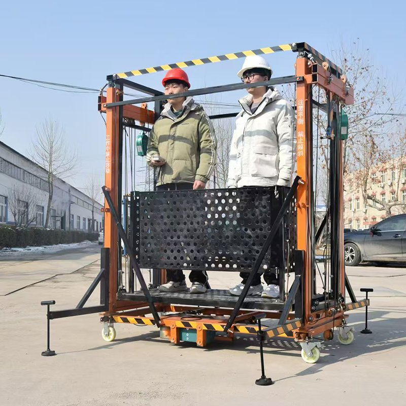 13FT/19FT/26FT Working Platform Lift Table/ Electric Scaffolding /Formwork with Roller