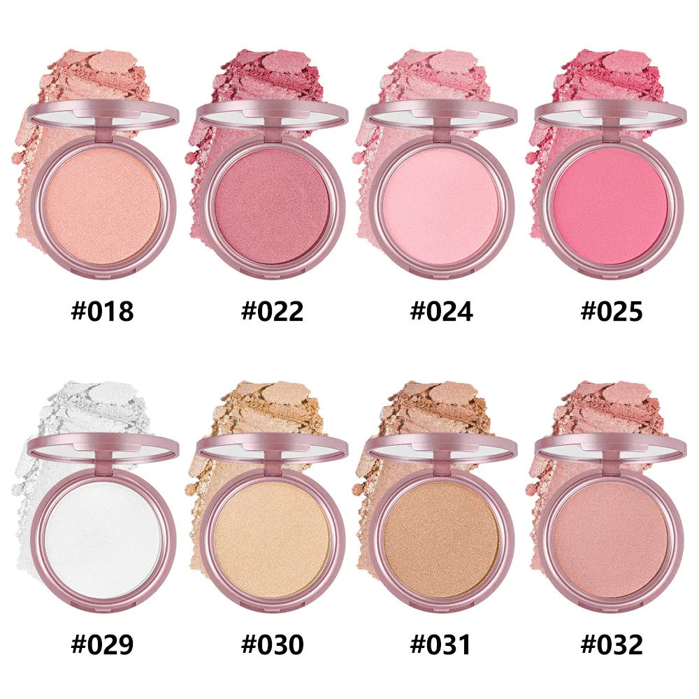 Private Label Wholesale Makeup Supplies Cute Highlighter High Pigment Highlighter