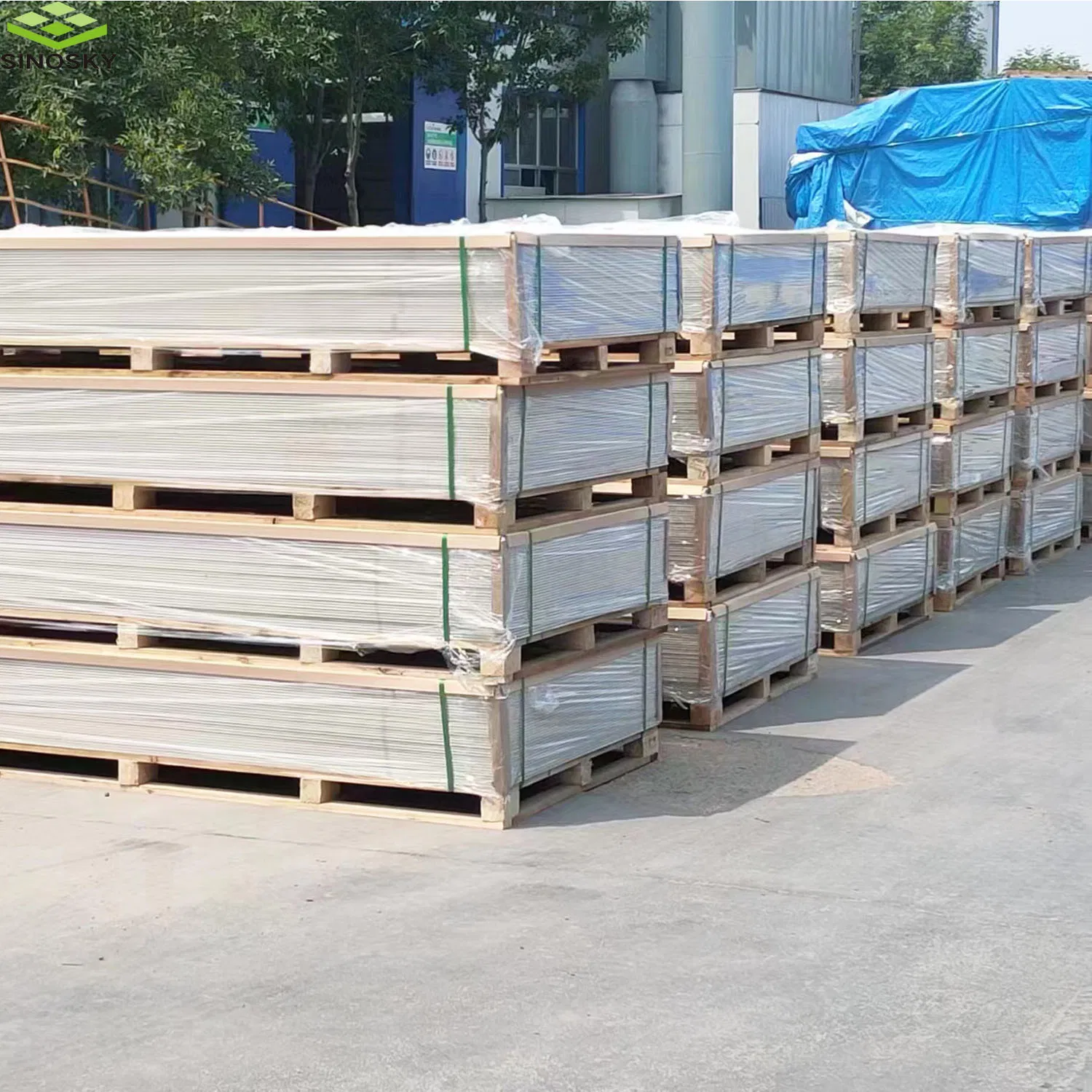 100% No Asbestos Non-Combustible Fiber Cement Board for Prefabricated House Wall