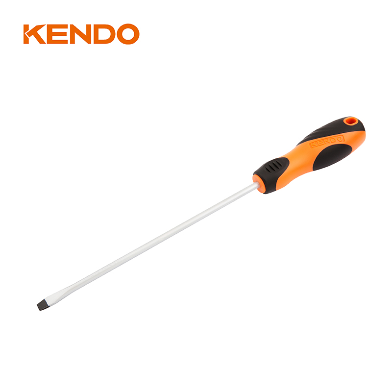 Kendo Slotted Screwdriver Versatility for Mechanics, Electricians, Plumbers, Carpenters, Handyman and More
