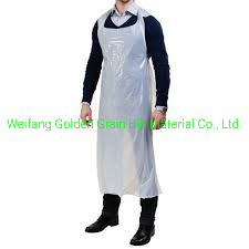 Personal Cleaning Apron Disposable Apron Corn Starch Biodegradable and Compostable Apron