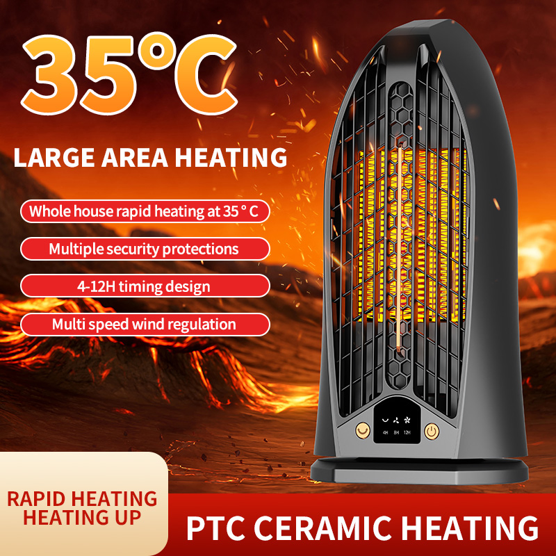 Warm Quickly Personal Space Mini Fan Heater