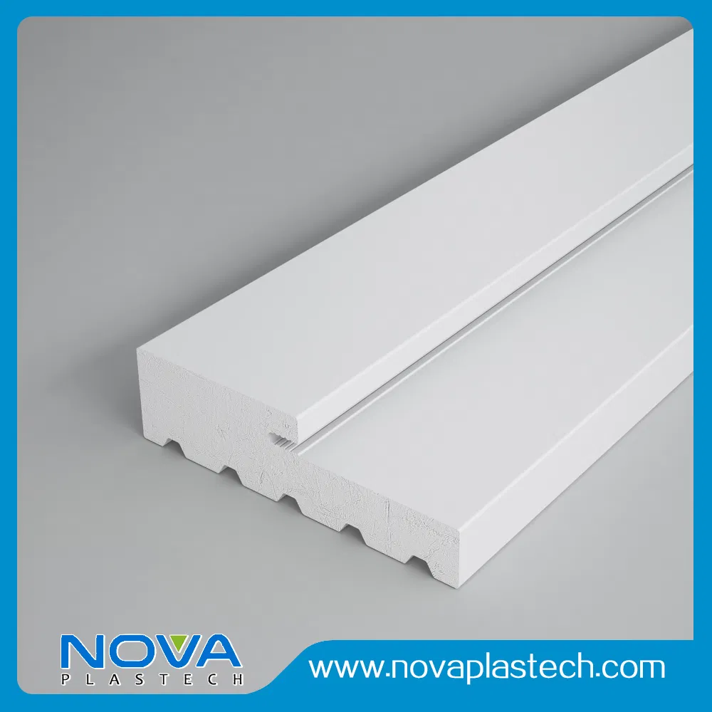 China Manufacture Factory Price White PVC Profile Door Jamb