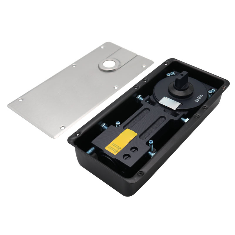 Steel Material Concealed Hidden Frameless Glass Door Floor Spring Patch Fitting Manufacturer in China