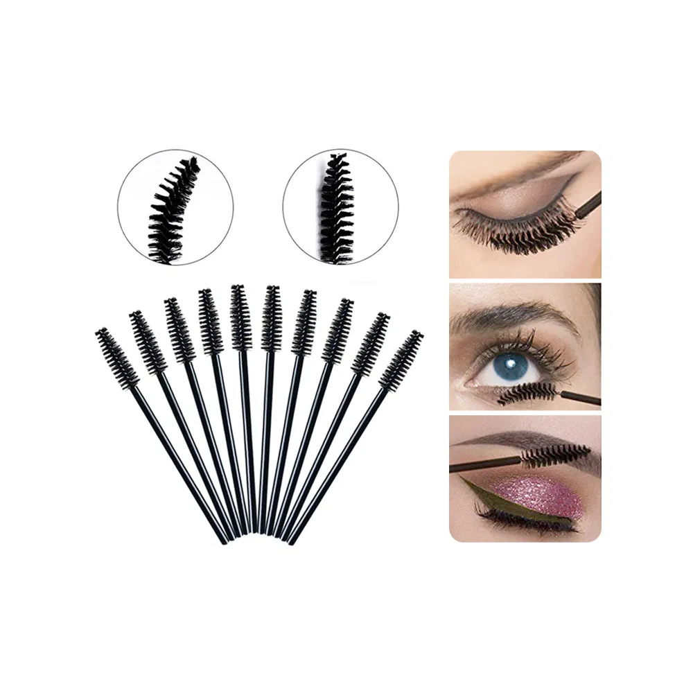 Mascara Wands Brushes Applicator Makeup Tool Black Disposable Eyelash Extension Brush