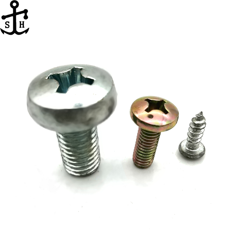 Zinc Plated Silver Pan Head Self Tapping Screw for Metal Sheet Made in China
