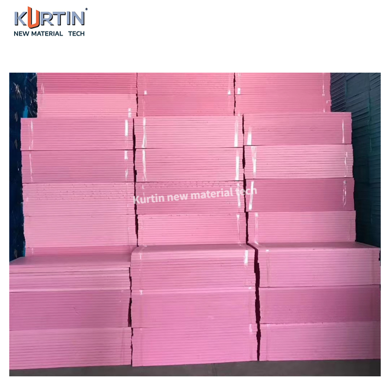 Pink Color XPS Insulation Foam XPS Thermal Insulation Eco Friendly Thermal Insulation Extruded Polystyrene XPS Foam Board High Density Polyurethane Foam Sheets