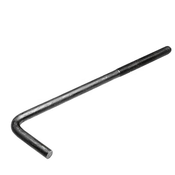Carbon Steel High Strength L-Shaped Anchor Bolt Foundation Bolts with Nuts and Washer