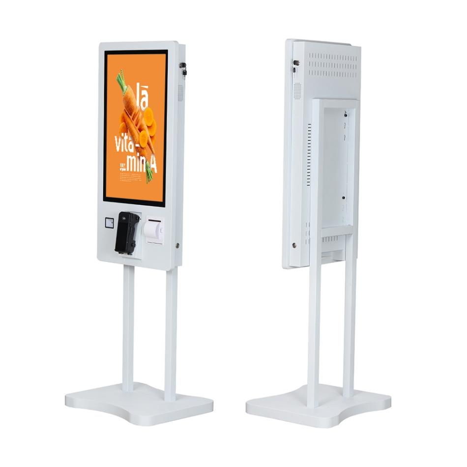 Versatile 32-Inch Self-Service Kiosk for Quick Service Restaurants