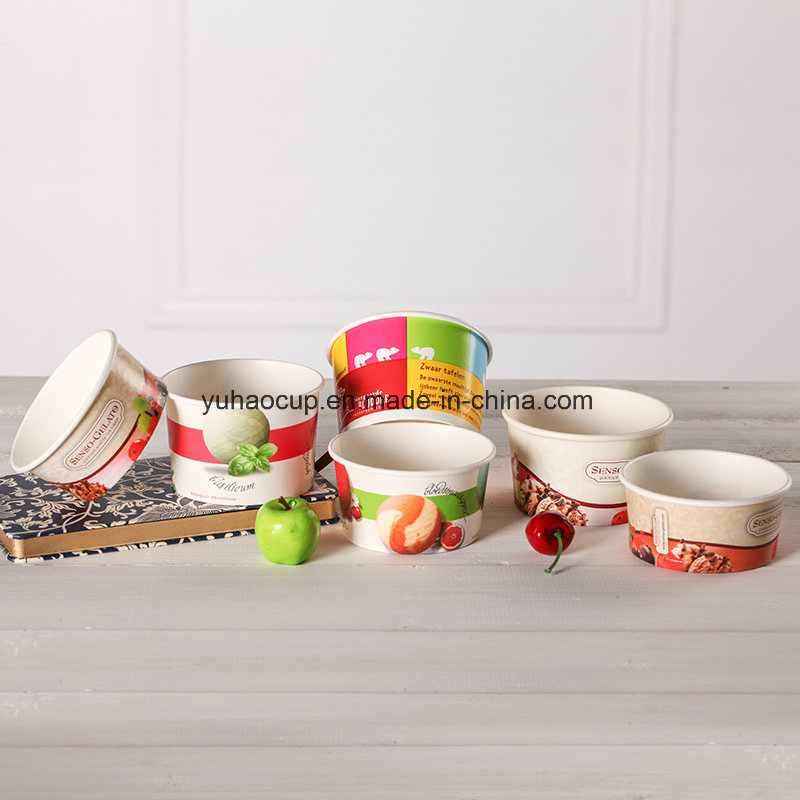 Yogurt and Ice Cream Cup with Lid