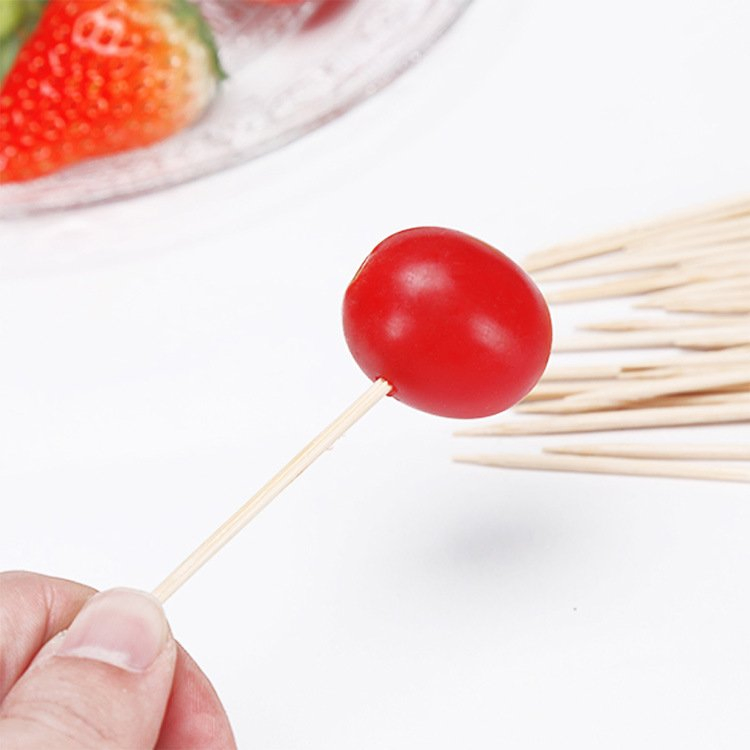 High Quality Disposable Individually Wrapped Restaurant Hotel Bamboo Wooden Toothpicks
