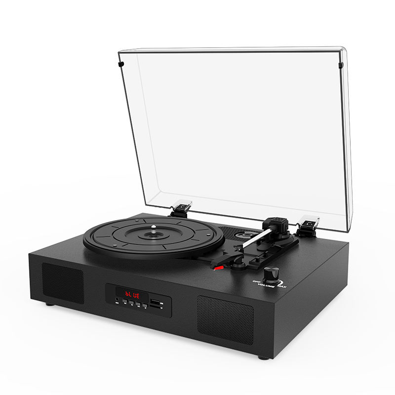 Портативный проигрыватель виниловых пластинок 3 скорости