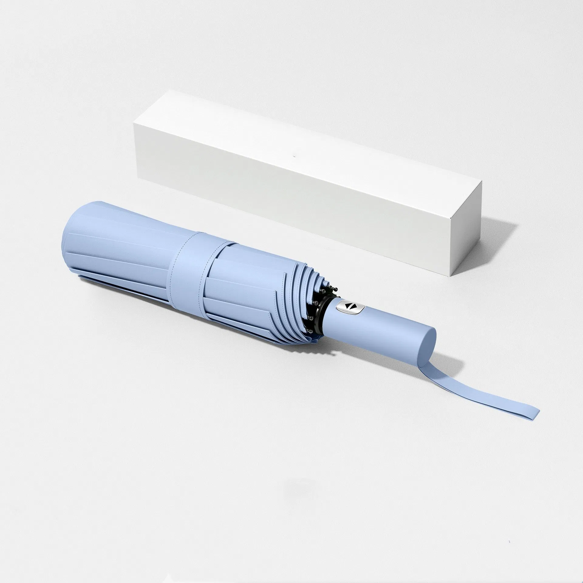 Custom Logo 3 Folding 3-Folding Automatic Sun Rain Water-Repellent Umbrella UV Protection