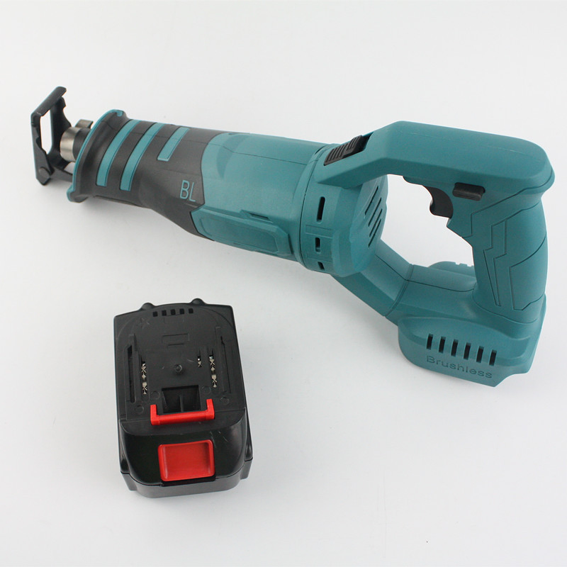 Professional Electric Brushless Reciprocating Saw Variable Speed Demolition Saw for Metal/Wood Cutting