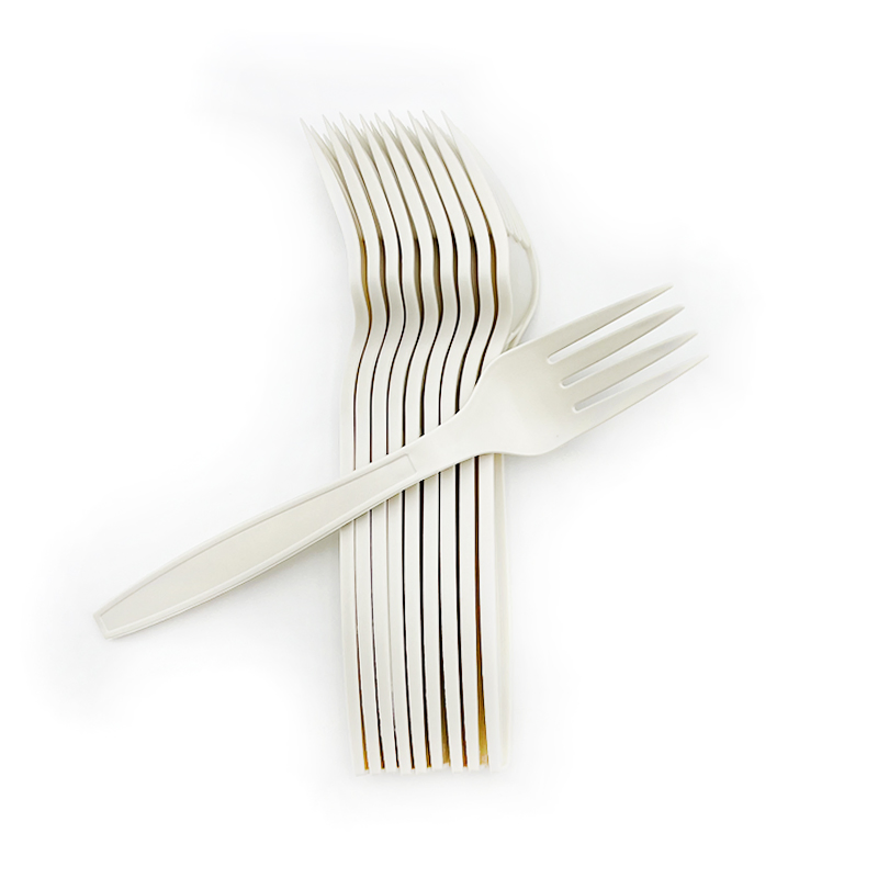 Eco Friendly Tableware 100% Biodegradable Degradable Cutlery Spoon and Fork