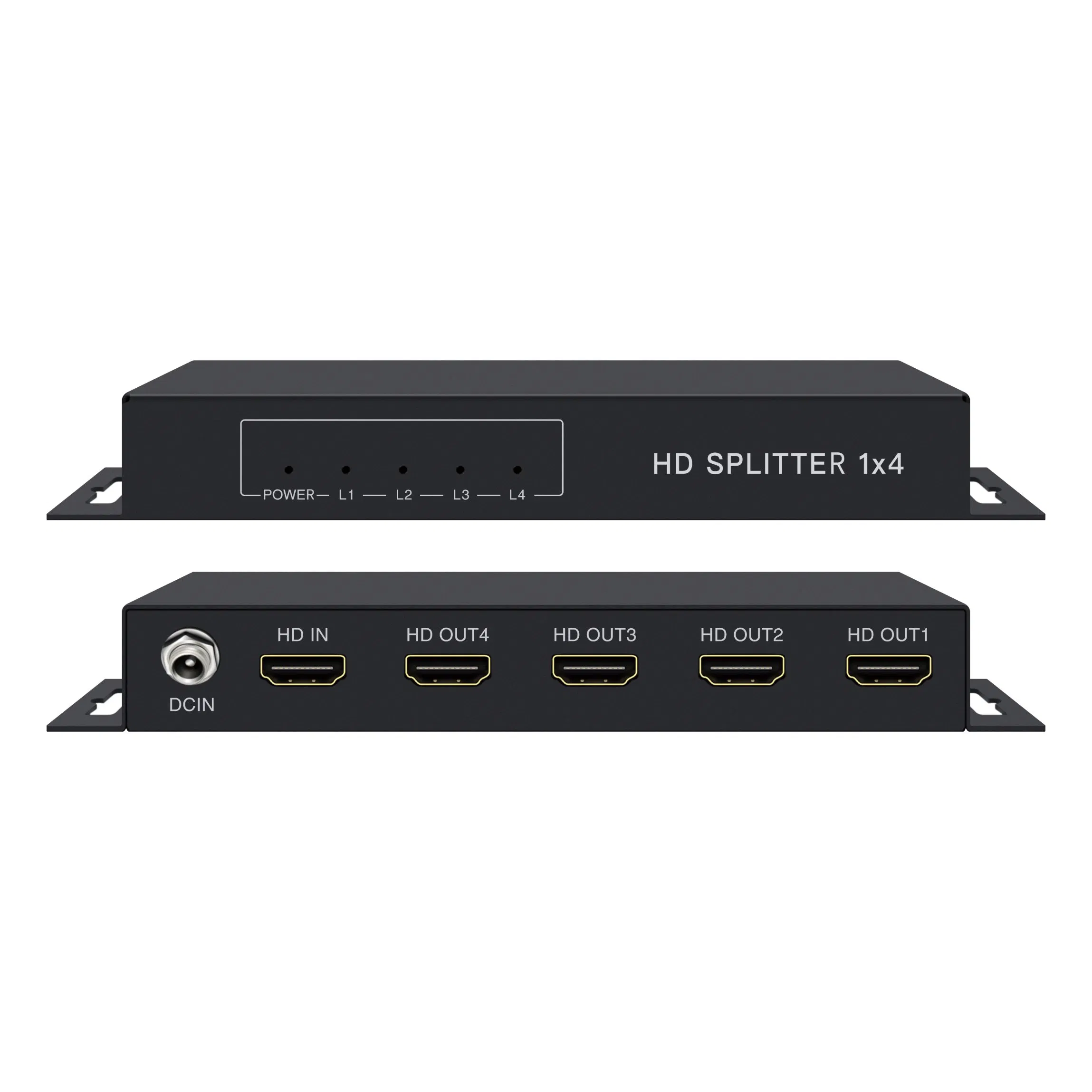 Custom 4K Support 6 EDID Modes Power Failure Memory 2X4 HDMI Switch Splitter