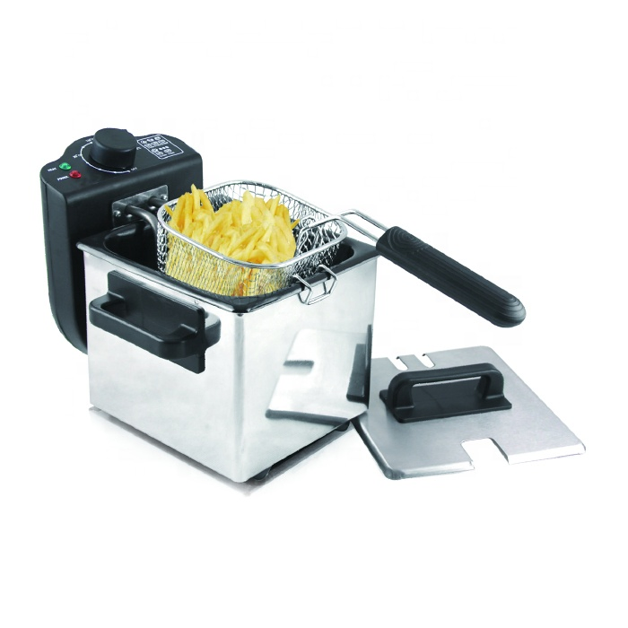 Household Electric Stainless Steel 3L Deep Fryer with High Quality