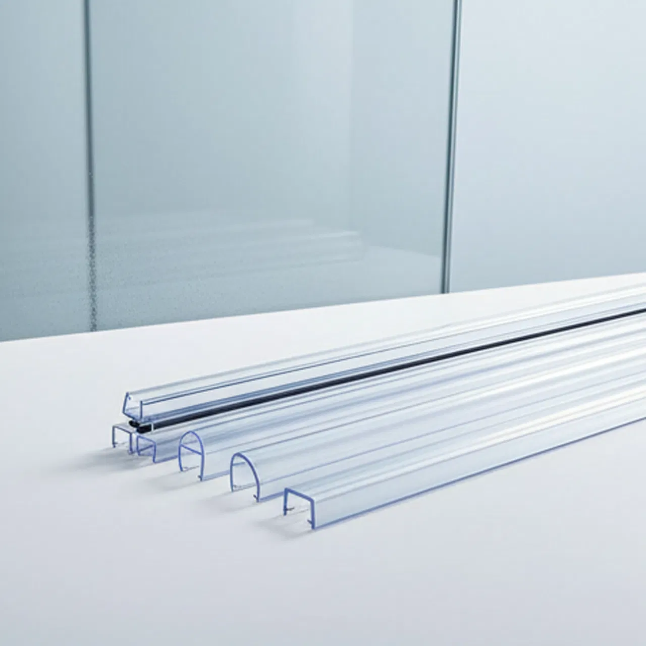 PVC Glass Door Seal for Shower Room Sealing & Anti-Collision