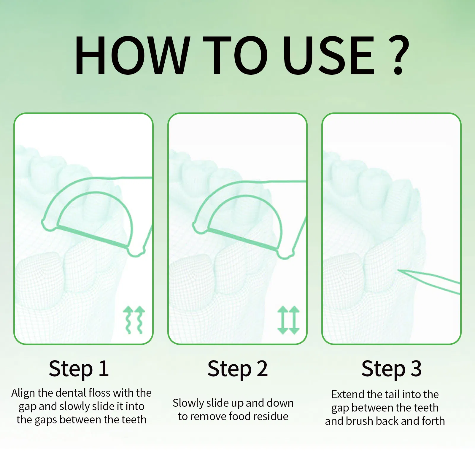 Best Selling PTFE High Quality Reusable Gum Care Dental Flossing Sticks Dental Floss Pick